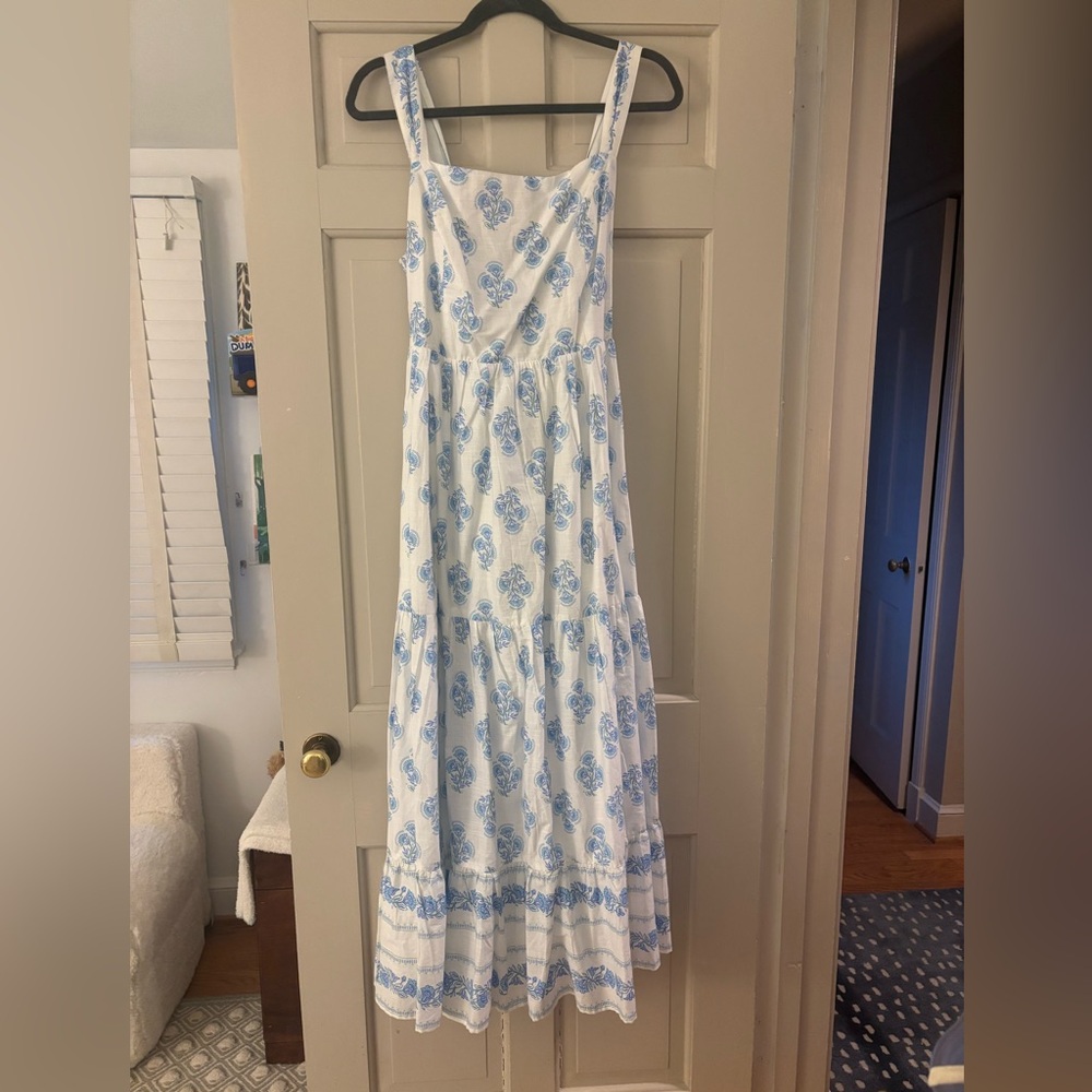 Haute Hippie White and Blue Patterned Dress - Picture 2 of 3